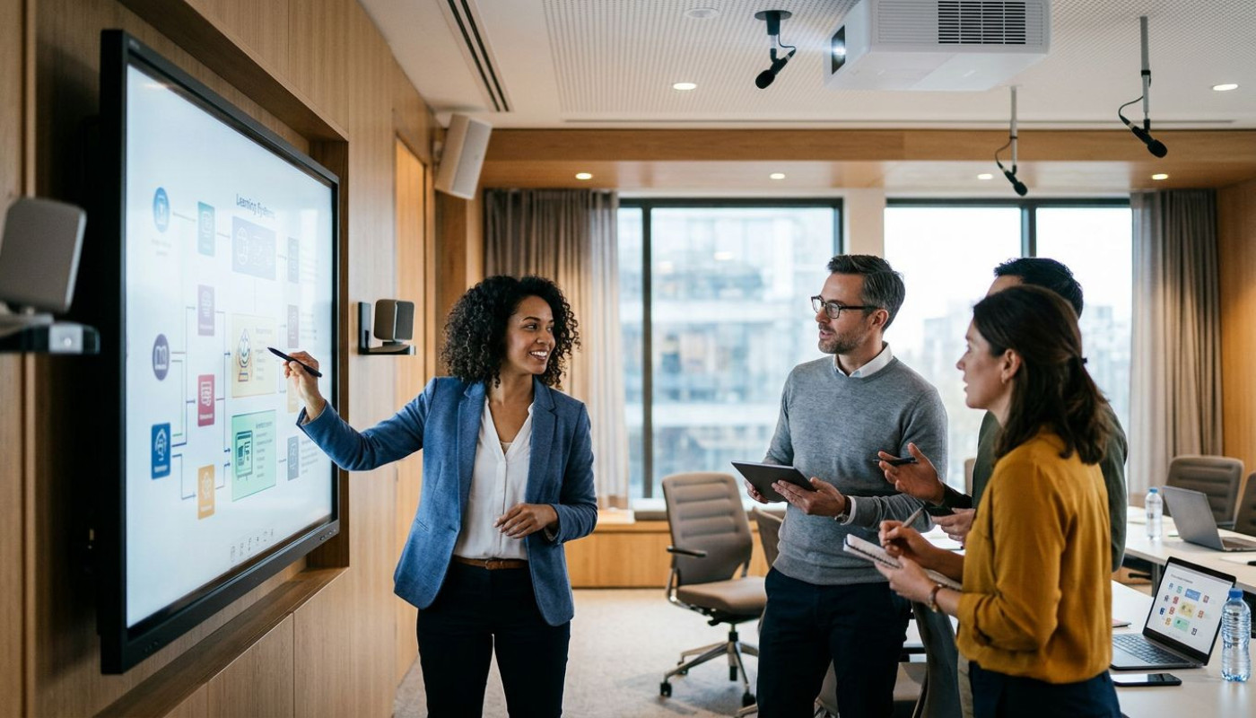 L’interactivité en formation : que doit vraiment offrir votre système audiovisuel ?